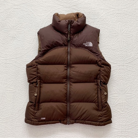 RARE🔥 Vintage Y2K The North Face Women's Retro Nuptse 700 Down Puffer Vest